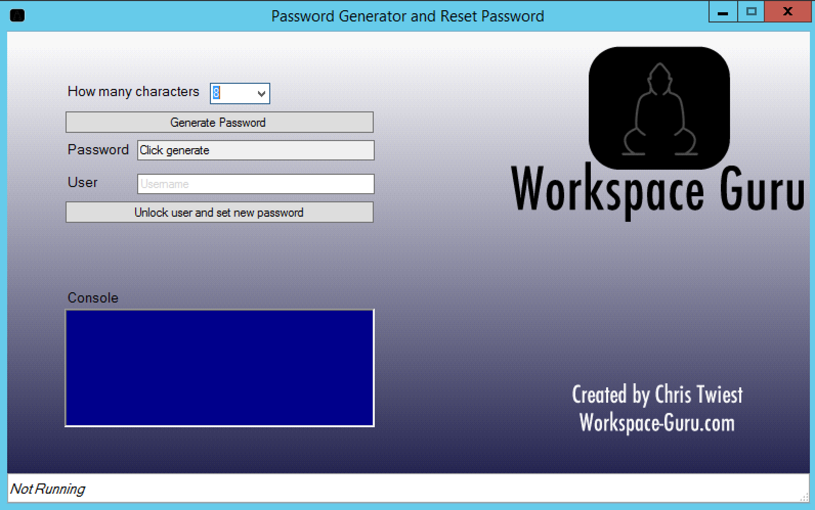 Complex Password Generator And Reset Tool Workspace Guru