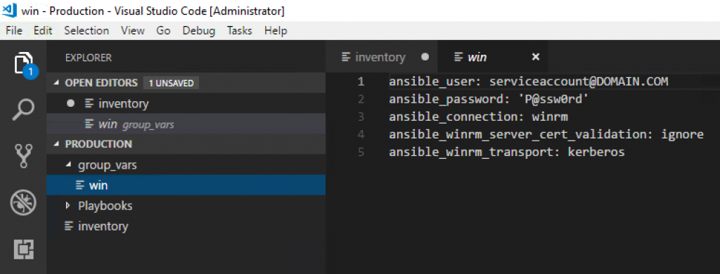 Using Ansible as a Windows Admin with Visual Studio Code, a complete ...